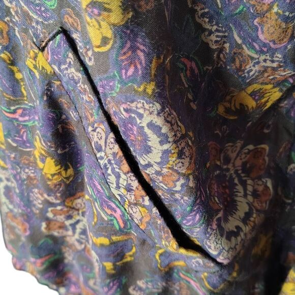 Free People Bell Sleeve Floral Zip Jacket – Women’s Small - Picture 8 of 9